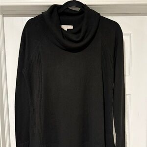 LOFT Women's Classic Black Turtleneck Sweater